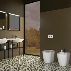 GLOBO Mode Раковина подвесная/на столешницу 80х49 см,с 1 отв под смеситель, цвет белый