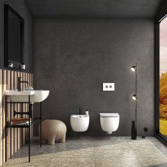 GLOBO Mode Унитаз подвесной безободковый 53х34 см, цвет белый