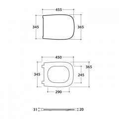 GLOBO Genesis Сиденье для унитаза GNS03/GN002, быстросъемное, цвет белый/хром (микролифт)