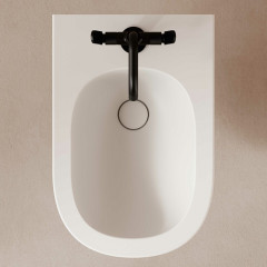 GLOBO Lalita Биде подвесное 54х36хh26 см, с 1 отв под смеситель, в компл с креплением, цвет белый