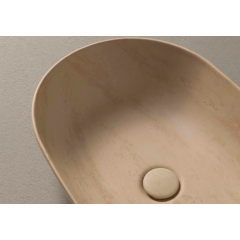 GLOBO Выпуск для раковины без перелива, цвет travertino