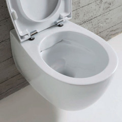 GLOBO 4ALL Сиденье для унитаза быстросъемное (микролифт), цвет белый/шарниры хром (для унитазов MDS03/MD004)