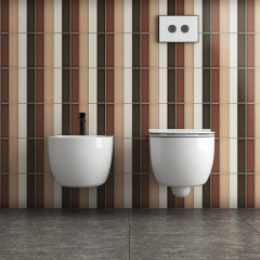 GLOBO Mode Биде подвесное 53х34 см, с 1 отв под смеситель, цвет белый