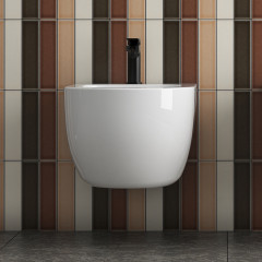 GLOBO Mode Биде подвесное 53х34 см, с 1 отв под смеситель, цвет белый