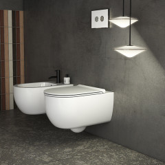 GLOBO Mode Биде подвесное 53х34 см, с 1 отв под смеситель, цвет белый