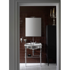 GLOBO Paestum Консоль латунь напольная 71*58*h80,5см, без раковины PA006, с комплектом креплений, цвет хром