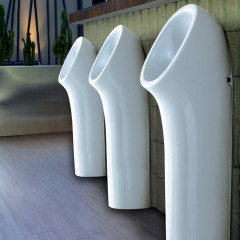 Globo Olivia Писсуар напольный 30x33x103см.В комплекте крепеж, сифон, цвет белый