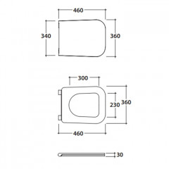 GLOBO Stone Сиденье для унитазов 52см STS03/ST004/STS05/ST002, цвет Smoke/петли хром (микролифт)