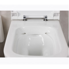 NEXT Унитаз подвесной безободковый(RIMLESS)цвет белый