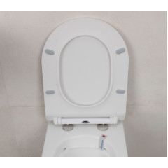 FUSION Унитаз напольный безободковый(RIMLESS)цвет белый матовый