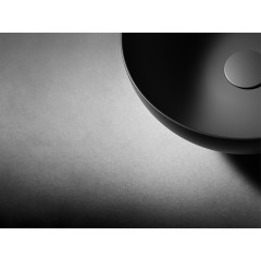 H.HOUR 05.00 S Раковина накладная, без отверстий для смесителя, 02-черный матовый