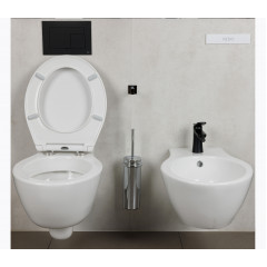 NIDO Унитаз подвесной, размер 36.3х54.8 см, цвет белый