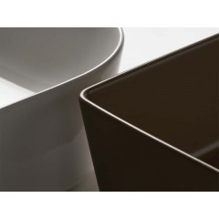 HAPPY HOUR Раковина накладная без перелива, цвет белый