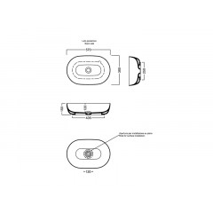 HAPPY HOUR Раковина накладная без перелива, цвет белый