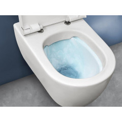 FUSION COMPACT Унитаз подвесной безободковый(RIMLESS)цвет белый