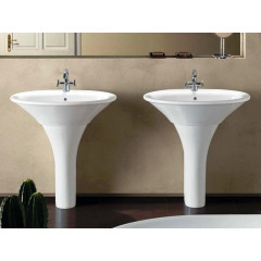 SCULTURE Пъедестал для раковины, цвет белый