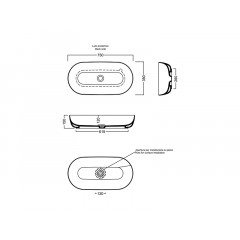 HAPPY HOUR Раковина накладная без перелива, цвет белый