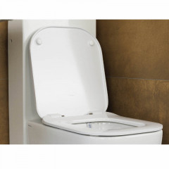 FUSION 48 Сиденье для унитаза с автоматическим закрыванием, цвет белый