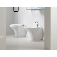 SCULTURE Унитаз приставной, цвет белый