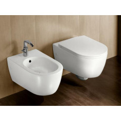 FUSION Унитаз подвесной, безободковый, без сиденья, размер 35.5х54 см, цвет белый