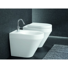 DAYTIME EVO Биде напольное с 1 отверстием для сместиеля, размер 37х56 см, цвет белый