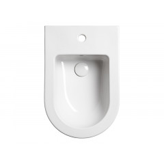 FUTURA Биде напольное с 1 отверстием для смесителя, размер 35.5х53 см, цвет белый