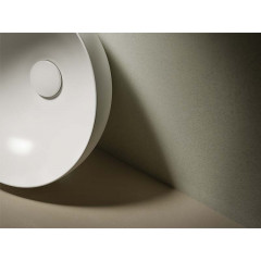 H.HOUR 05.00 S Раковина накладная, без отверстий для смесителя, 25 - белый матовы