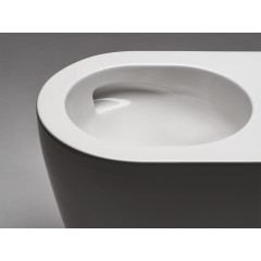 FUTURA Унитаз напольный безободковый(Pure Vortex)цвет белый