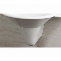 SCULTURE Полупъедестал для раковины, цвет белый