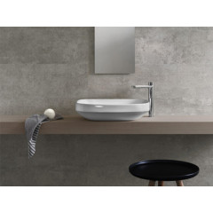 ABITO Раковина накладная, без отверстий для смесителя,без перелива, 58х45, цвет белый