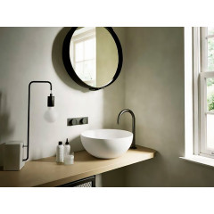 H.HOUR 05.00 S Раковина накладная, без отверстий для смесителя