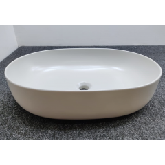 Kerasan Nolita Раковина накладная 60х40 см, без отв под смеситель, цвет Grigio matt