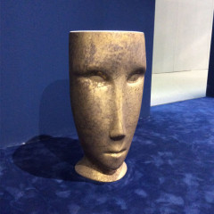 Kerasan Artwork Раковина свободностоящая "MOLOCO", с отверстием для слива в стену, цвет белый/античное золото (заказ по запросу!)