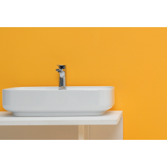 Kerasan Tribeca Раковина накладная , 60х43см, h 150мм с 1 отверстием под смеситель, цвет: белый