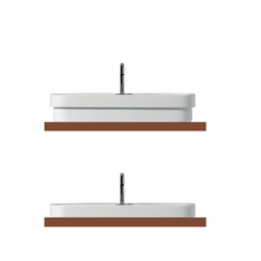 Kerasan Tribeca Раковина встраиваемая/накладная, 60х43см,с 1 отверстием под смеситель, цвет: белый