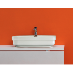 Kerasan Tribeca Раковина встраиваемая/накладная, 60х43см,с 1 отверстием под смеситель, цвет: белый