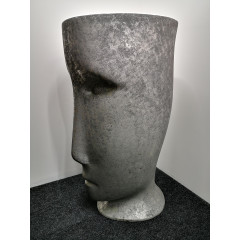 Kerasan Artwork Раковина свободностоящая "MOLOCO", с отверстием для слива в стену, цвет белый/античная платина (ЗАКАЗ по запросу!)