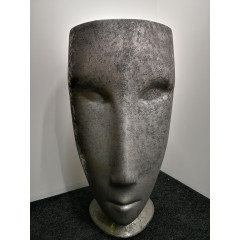 Kerasan Artwork Раковина свободностоящая "MOLOCO", с отверстием для слива в стену, цвет белый/античная платина (ЗАКАЗ по запросу!)