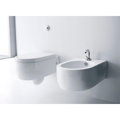 Kerasan Flo биде подвесное с 1отв под смеситель, цвет белый