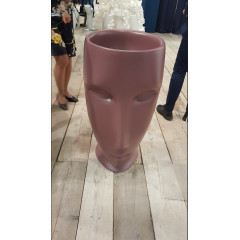 Kerasan Artwork Раковина свободностоящая "MOLOCO", с отверстием для слива в стену, цвет Borgogna matt