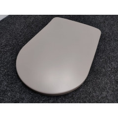 Kerasan Nolita Сиденье для унитаза SLIM быстросъемное, цвет Ferro Matt, петли хром (микролифт)