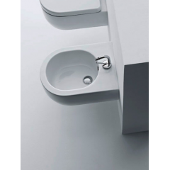 Kerasan Flo биде подвесное с 1отв под смеситель, цвет белый