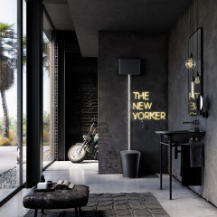 Kerasan The New Yorker Раковина 100*53см, с 1 отв. под смеситель , цвет: черный матовый