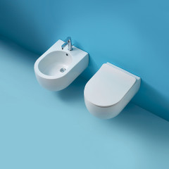 Kerasan Flo унитаз подвесной, цвет белый матовый