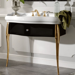 KERASAN Retro, раковина 100*54,5см с 1 отв. под смеситель, цвет: белый