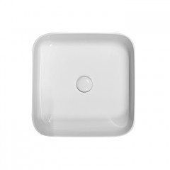 Kerasan Tribeca Раковина накладная 43х43 см, без отв. под смеситель, цвет: белый