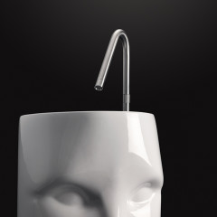 Kerasan Artwork Раковина свободностоящая "MOLOCO", слив в стену, цвет: Grigio matt