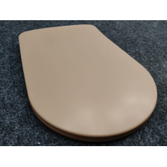 Kerasan Nolita Сиденье для унитаза SLIM быстросъемное, цвет Bruno matt, петли хром (микролифт)