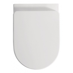 Kerasan Flo унитаз NEW подвесной БЕЗОБОДКОВЫЙ 54см, с комплектом крепежа, цвет белый