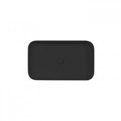 Kerasan Tribeca Раковина накладная 70х43см, без отв. под смеситель, цвет: черный матовый